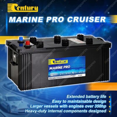 Century Marine Pro Cruiser Battery for Larger Vessels up to 350hp+ 528x214x246mm